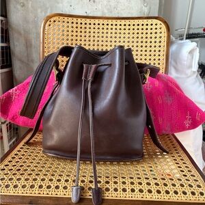 Vintage Coach Lula’s Legacy Drawstring Bucket Bag 9952